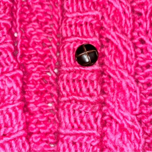 Vintage Victoria's Secret Pink Cardigan Sweater Size LARGE - Picture 11 of 16